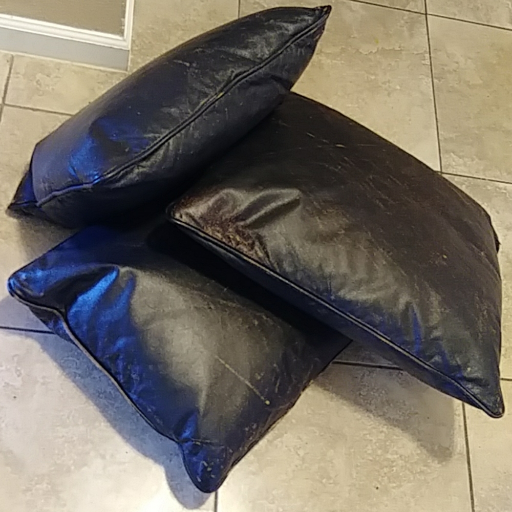Leather Pillows